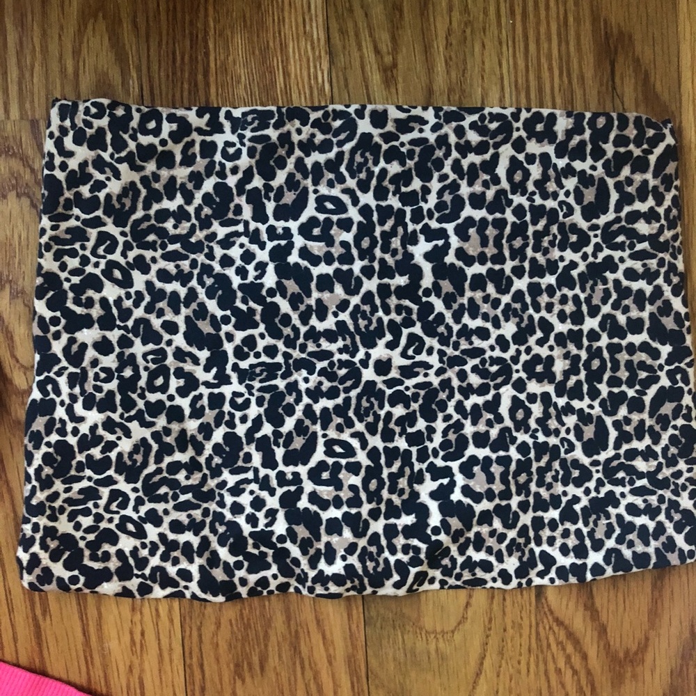 Cheetah print tube top!